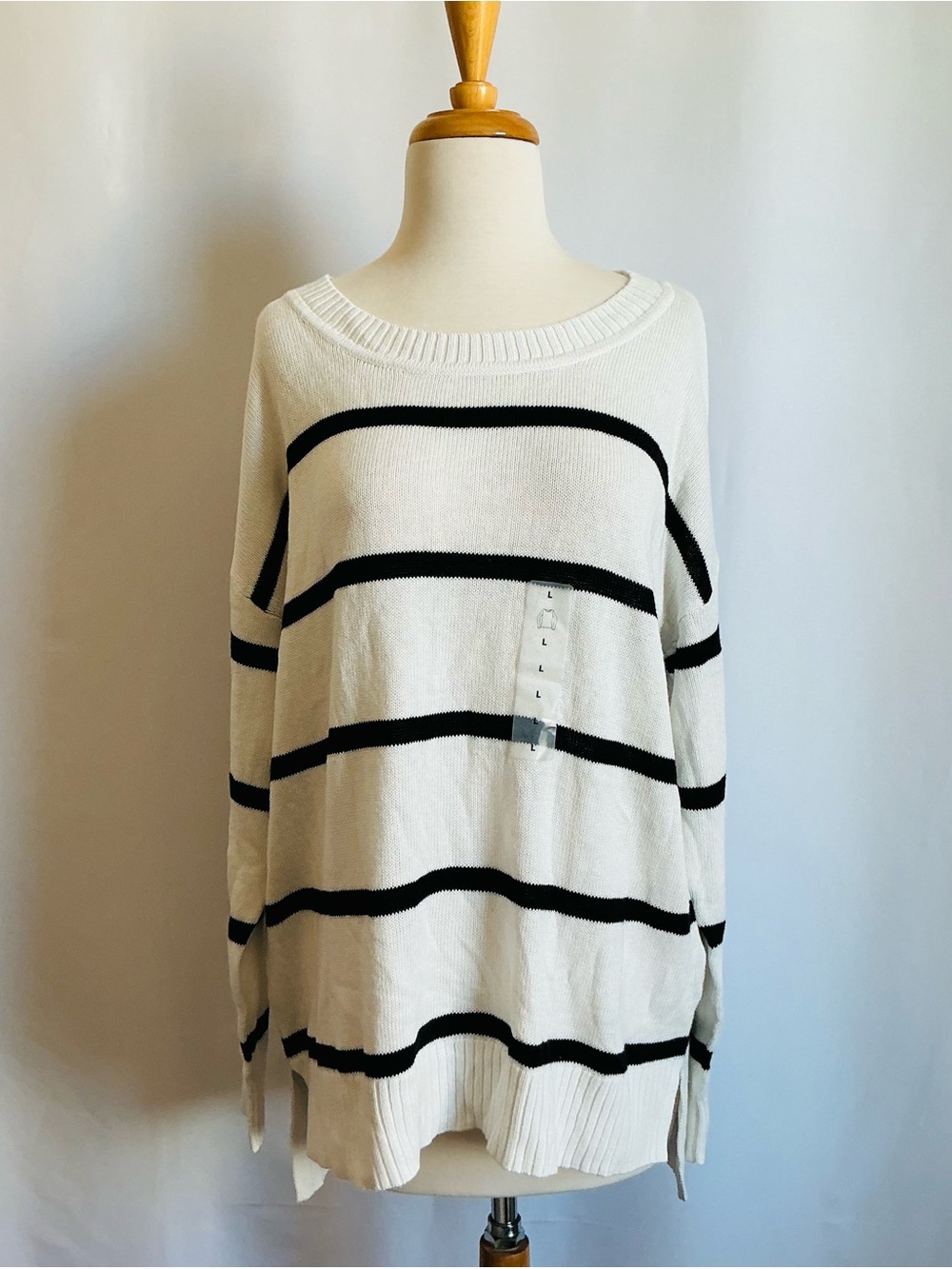 Old Navy Oversized Striped Sweater Size L NWT